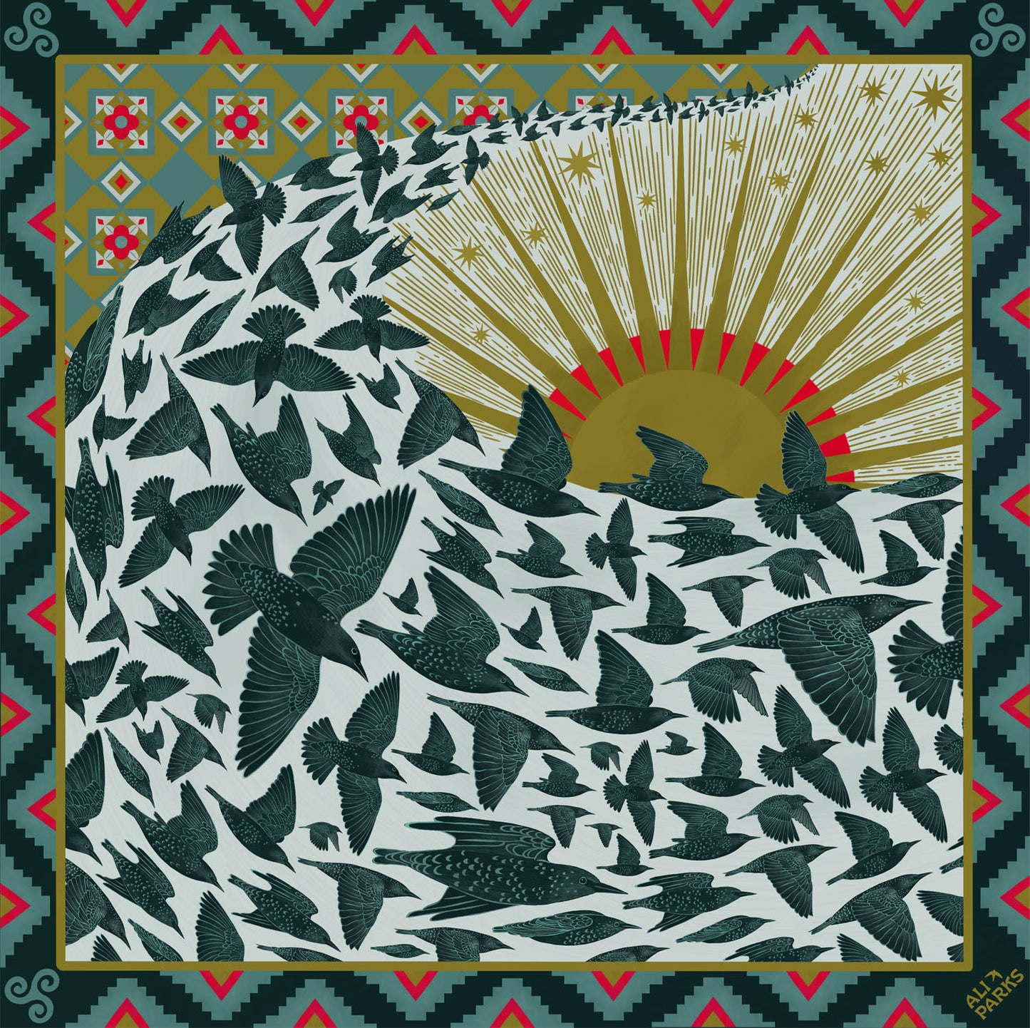 PREORDER Murmuration scarf