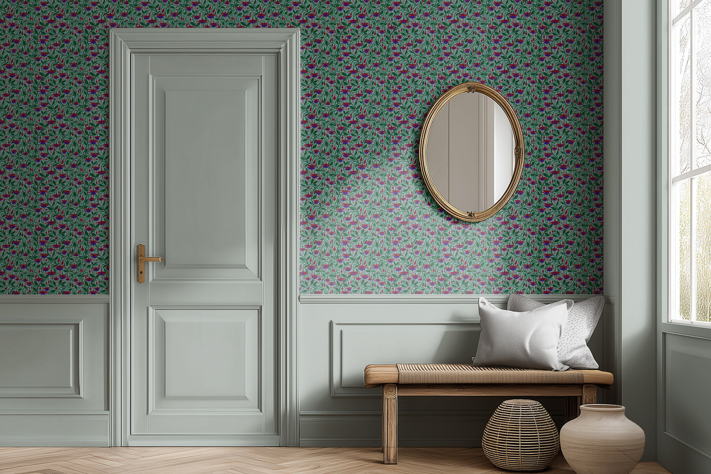 Fuchsia Dance Wallpaper