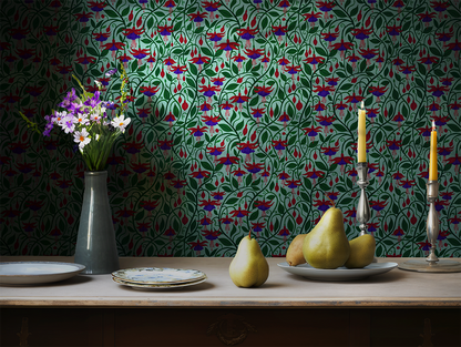 Fuchsia Dance Wallpaper