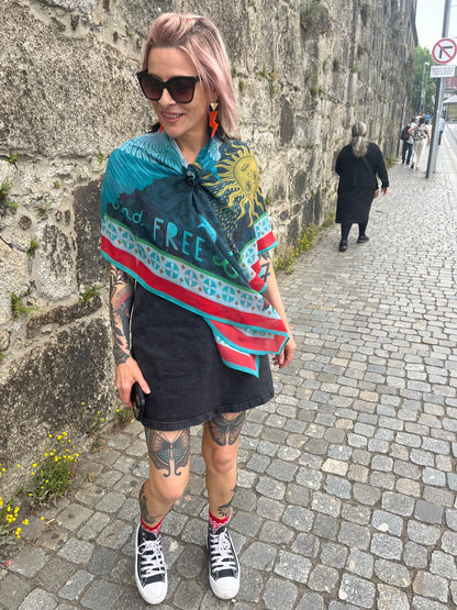 Wild and Free Heron Scarf