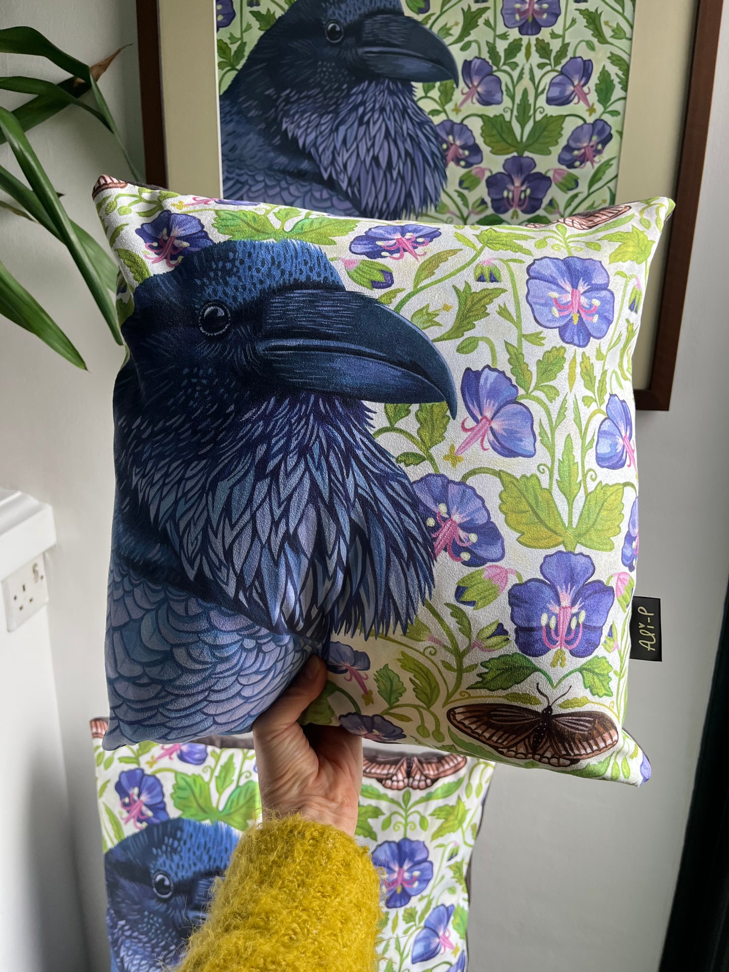 Raven's Gaze Cushion Cover