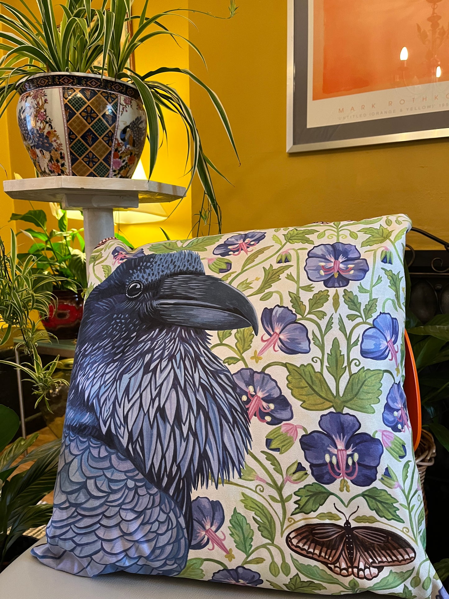 Raven's Gaze Cushion Cover
