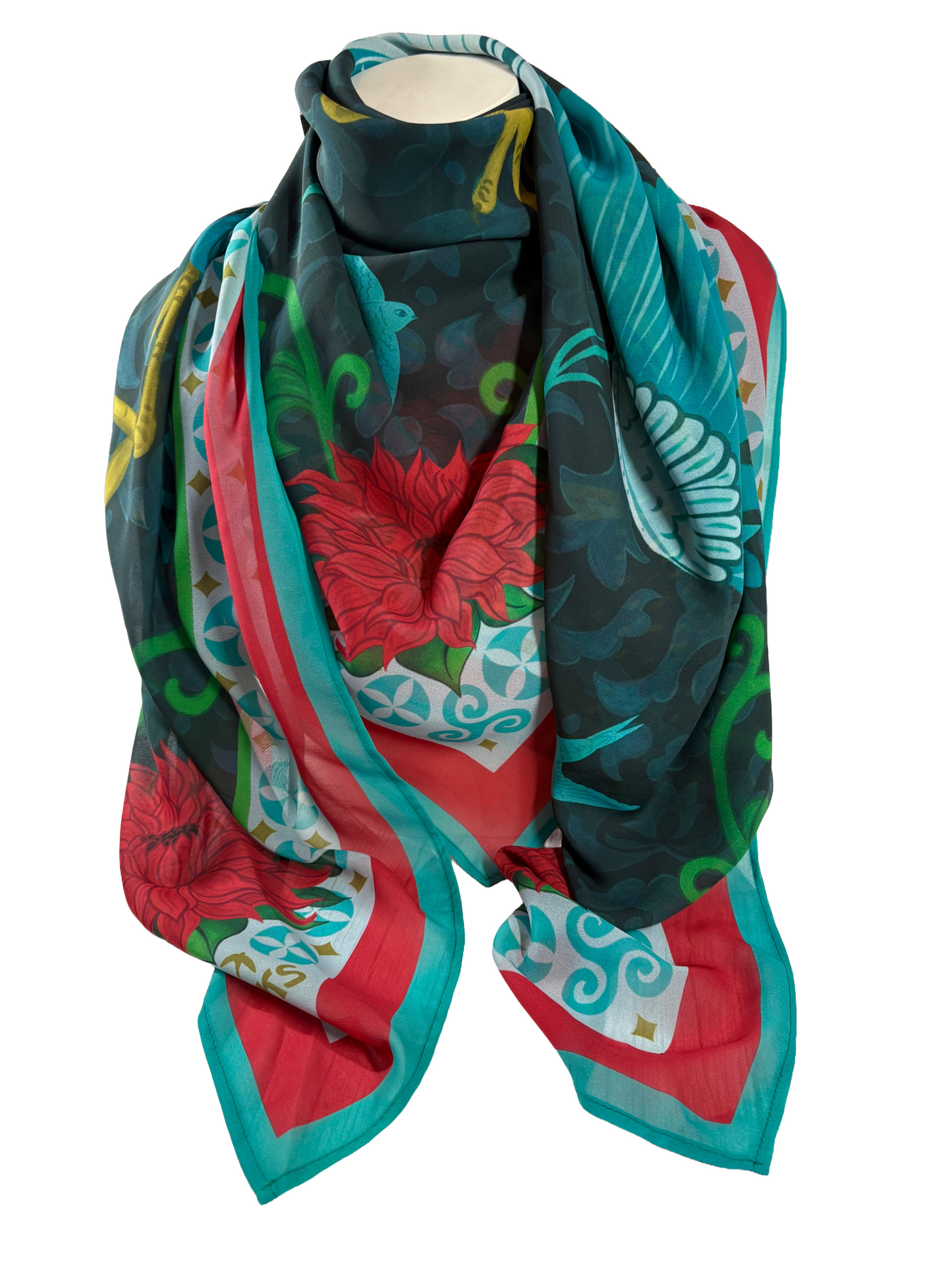 Wild and Free Heron Scarf